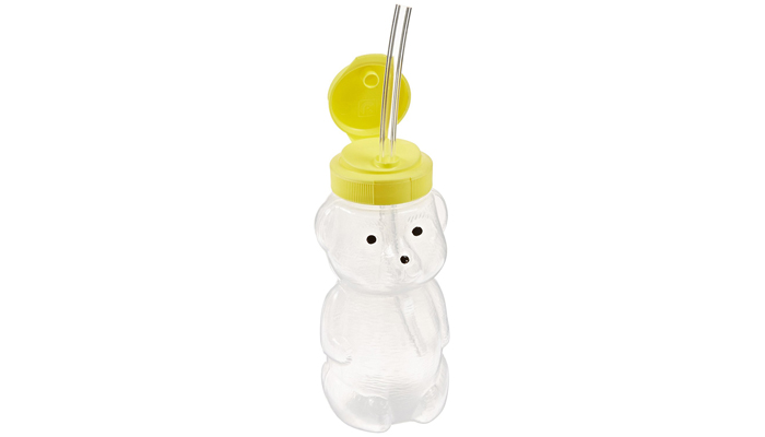 Honey Bear Cup with Straw