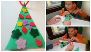 Make Your Own Felt Tactile Christmas Tree | WonderBaby.org