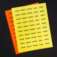 Braille rewards stickers