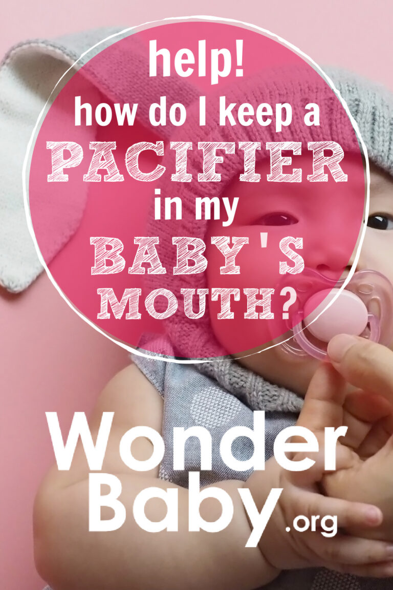 Help! How Do I Keep a Pacifier in My Baby's Mouth? | WonderBaby.org