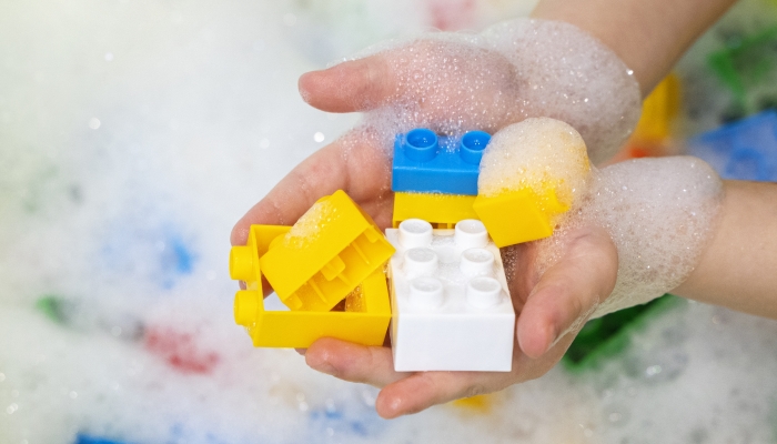 How to Clean Bath Toys & Keep Mold Out - Practically Spotless