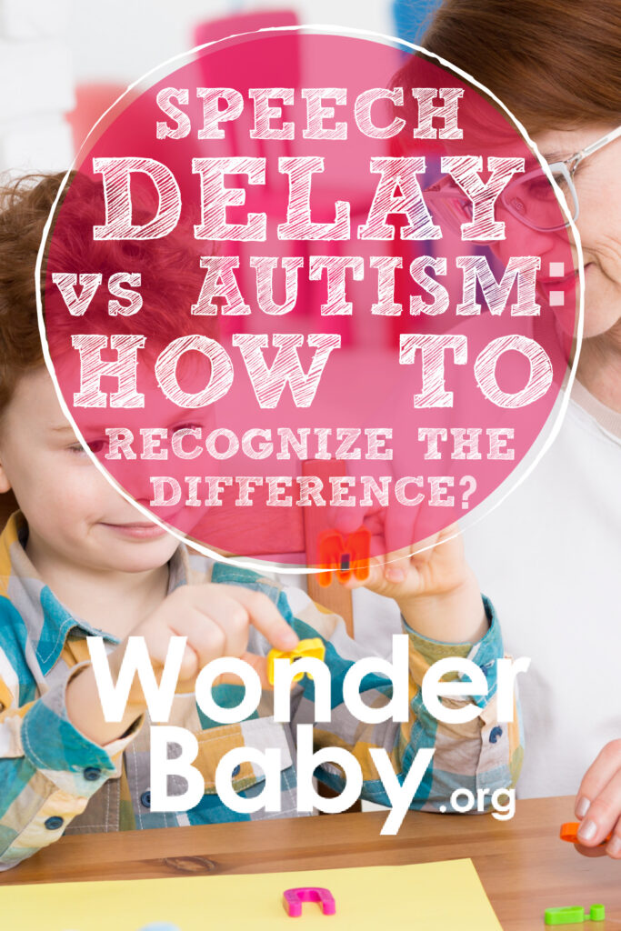 does speech delay means autism
